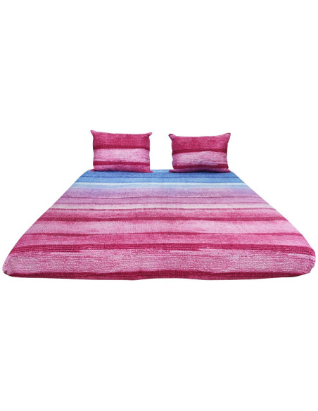 MANTEROL TRAPUNTINO 2 PIAZZE 250 X 270 CM + FEDERE DOUBLE FACE - RAINBOW