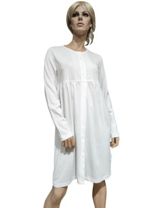 NOIDINOTTE CAMICIA DA NOTTE DONNA MANICA LUNGA APERTA - LILY 2