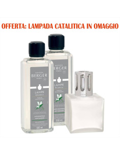 MAISON BERGER SET 2 FLACONI ANTIZANZARE 500 ML + LAMPADA...