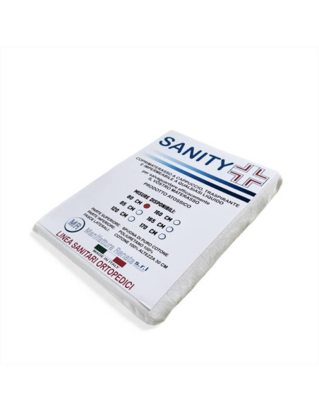 MANIFATTURA RENATA COPRIMATERASSO MATRIMONIALE SANITARIO A CAPPUCCIO - SANITY
