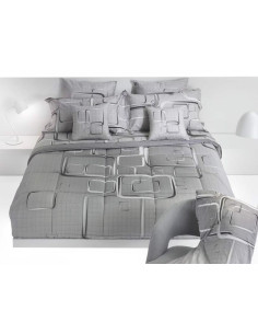 CARRARA TRAPUNTA MATRIMONIALE CON 2 CUSCINI ARREDO - ASAKO