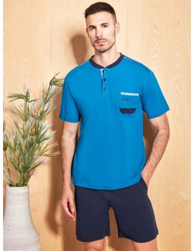 QBO PIGIAMA UOMO A SERAFINO MEZZA MANICA E...