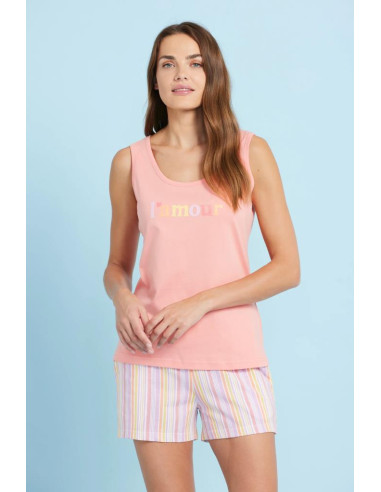 NOIDINOTTE PIGIAMA DONNA SPALLA LARGA E...