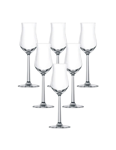 LUCARIS SET 6 CALICI GRAPPA 12 CL IN CRISTALLO...