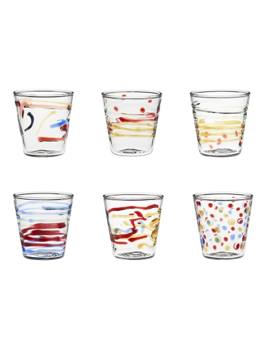 GALBIATI MILANO SET 6 BICCHIERI DA LIQUORE 90...