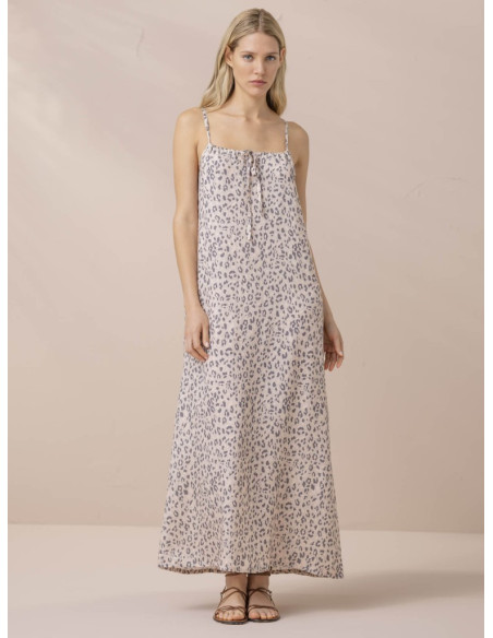 NOIDINOTTE ABITO DONNA SCOLLO A V E BRETELLINE