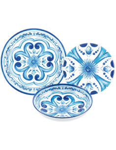 GUZZINI SERVIZIO PIATTI 18 PEZZI - BLUES