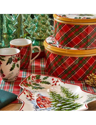 FADE SCATOLA NATALIZIA CON COPERCHIO 25XH10 CM...