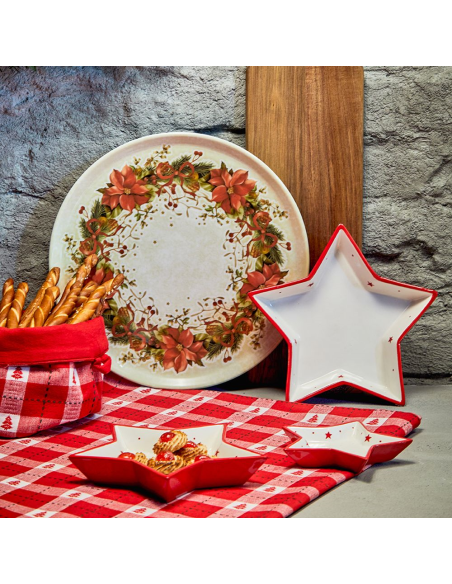 ANDREA FONTEBASSO PIATTO PANETTONE 31 CM - GARLAND