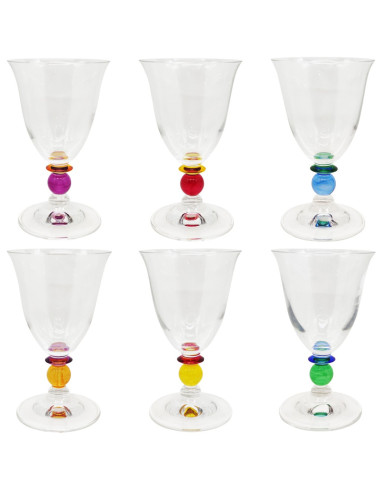 ONLYLUX SET 6 CALICI ACQUA 28 CL IN VETRO -...