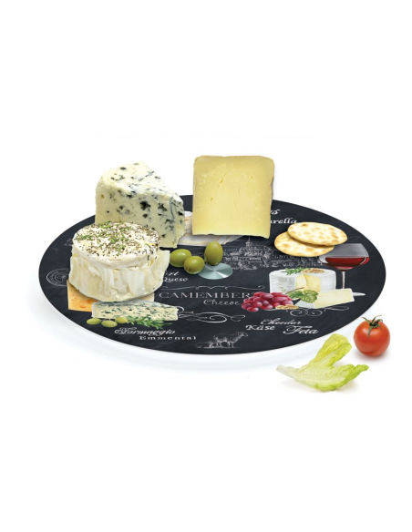 EASY LIFE PIATTO FORMAGGIO GIREVOLE Ø 32 CM - WORLD CHEESE