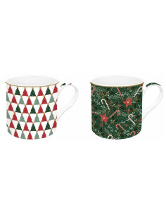 EASY LIFE SET 2 TAZZE MUG 300 ML - FANCY CHRISTMAS