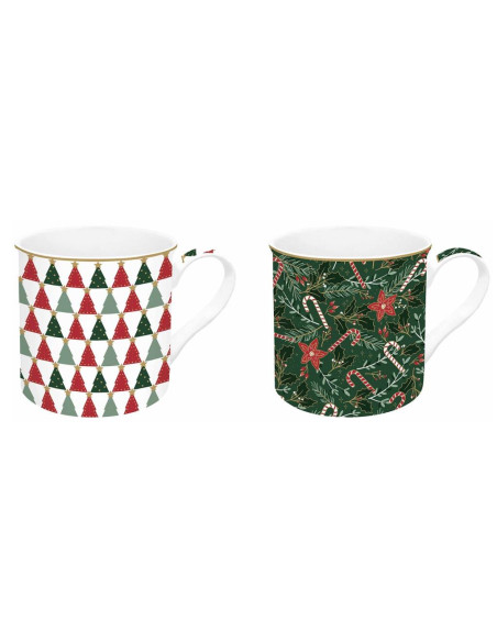 EASY LIFE SET 2 TAZZE MUG 300 ML - FANCY CHRISTMAS