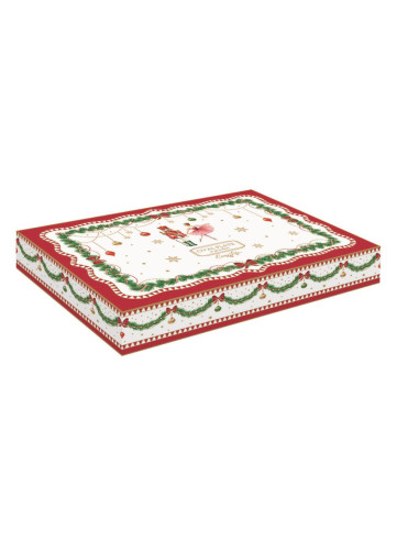 EASY LIFE PIATTO OVALE NATALIZIO 25 X 17 CM -...