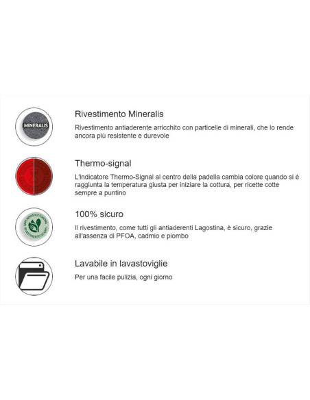 LAGOSTINA PADELLA ANTIADERENTE - PERFORMA
