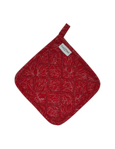 FAZZINI PRESIANA DA CUCINA NATALIZE IN COTONE - EUPHORBIA