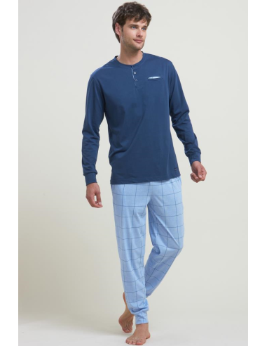 NOIDINOTTE PIGIAMA UOMO SERAFINO MANICA LUNGA E...