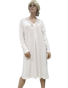LIU JO CAMICIA DA NOTTE DONNA A SERAFINO MANICA LUNGA -...