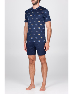 JULIPET PIGIAMA UOMO SERAFINO MEZZA MANICA E PANTALONCINO... 2