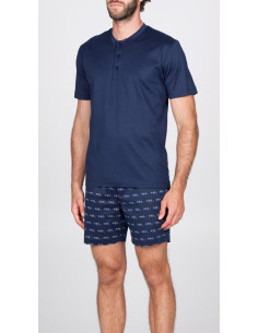 JULIPET PIGIAMA UOMO SERAFINO MEZZA MANCIA E PANTALONE... 2