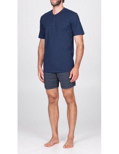 JULIPET PIGIAMA UOMO SERAFINO MEZZA MANICA E...