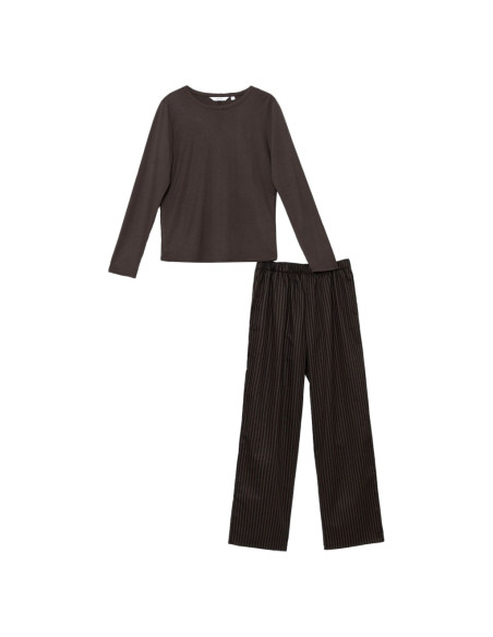 ARUELLE PIGIAMA DONNA GIROGOLA MANICA LUNGA E PANTALONE LUNGO MODAL - NELIA