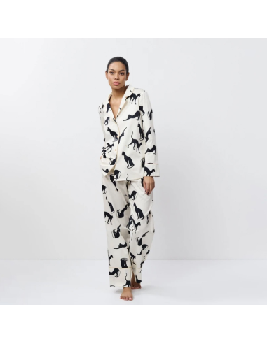 ARUELLE PIGIAMA APERTO DONNA MANICA LUNGA E...