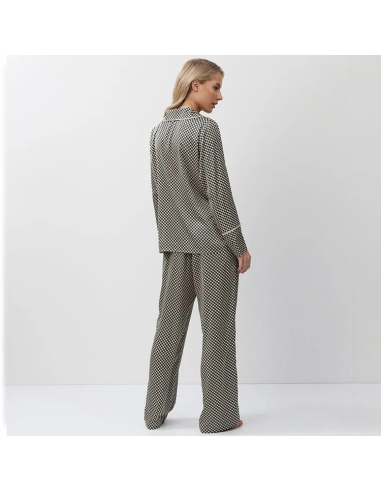 ARUELLE PIGIAMA APERTO DONNA MANICA LUNGA E...