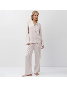 ARUELLE PIGIAMA APERTO DONNA MANICA LUNGA E PANTALONE...