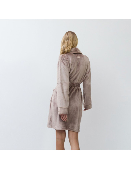 ARUELLE VESTAGLIA DA DONNA SCIALLATA IN PILE - EVA