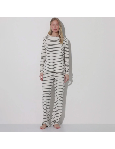 ARUELLE PIGIAMA DONNA GIROGOLA MANICA LUNGA E...