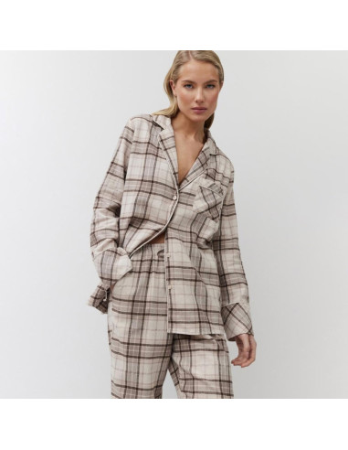 ARUELLE PIGIAMA APERTO DONNA MANICA LUNGA E...