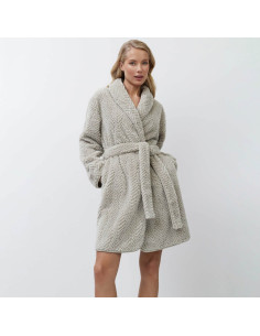 ARUELLE VESTAGLIA DA DONNA SCIALLATA IN PILE - ELA