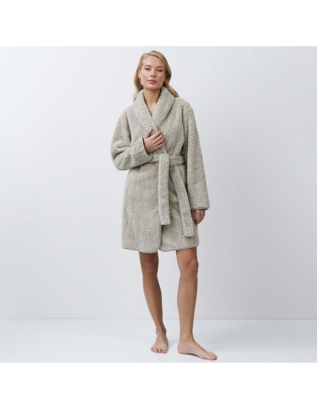 ARUELLE VESTAGLIA DA DONNA SCIALLATA IN PILE - ELA