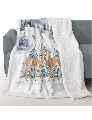 DAUNEX PLAID MORBIDOTTO 130 X 160 CM - PAISAGE