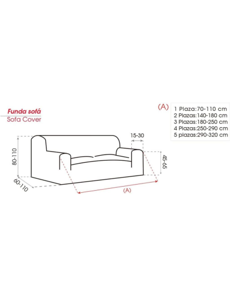 BELMARTI COPRIDIVANO IN TESSUTO MULTIELASTICO - BALI