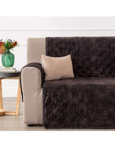 RIVIERA COPRIDIVANO DOUBLE FACE IN VELLUTO E TESSUTO... 2