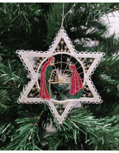 PENDAGLIO PER ALBERO DI NATALE STELLA