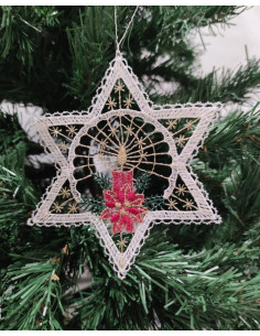 PENDAGLIO PER ALBERO DI NATALE STELLA 2