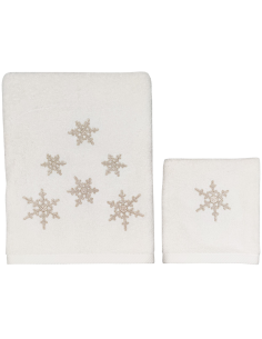 DEA SET 2 ASCIUGAMANI NATALIZI IN SPUGNA DI COTONE -... 2