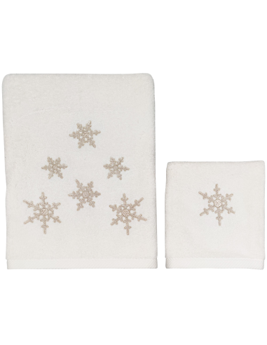 DEA SET 2 ASCIUGAMANI NATALIZI IN SPUGNA DI...
