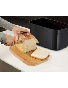 JOSEPH JOSEPH PORTA PANE BAMBOO CON COPERCHIO 37X18 CM 2