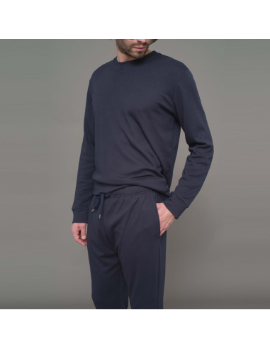 JULIPET PIGIAMA UOMO GIROCOLLO MANICA LUNGA E...