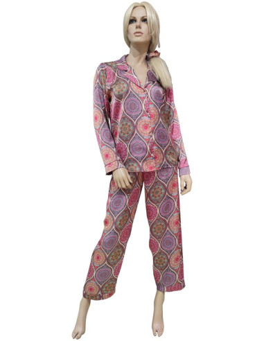 FILO D'ANGELO PIGIAMA DONNA APERTO MANICA LUNGA...