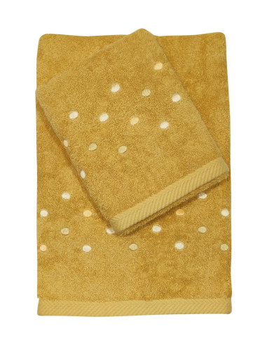 DEA COPPIA ASCIUGAMANI VISO E OSPITE IN SPUGNA...