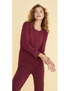 NOIDINOTTE PIGIAMA DONNA SERAFINO MANICA LUNGA E...