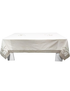 DEA TOVAGLIA 12 POSTI TAVOLA IN PANAMA CON TOVAGLIOLI -... 2