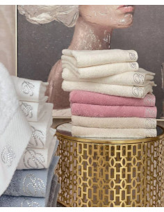 BLUMARINE SET 2 ASCIUGAMANI IN SPUGNA - BENESSERE