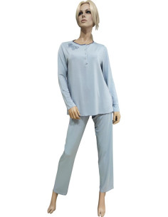 ANNETTE PIGIAMA DONNA A SERAFINO MANICA LUNGA E PANTALONE...