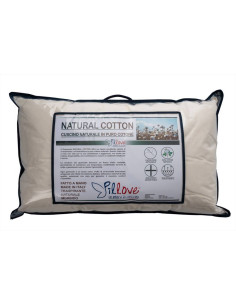 PILLOVE GUANCIALE NATURALE 50 X 80 CM IN PURO COTONE -... 2